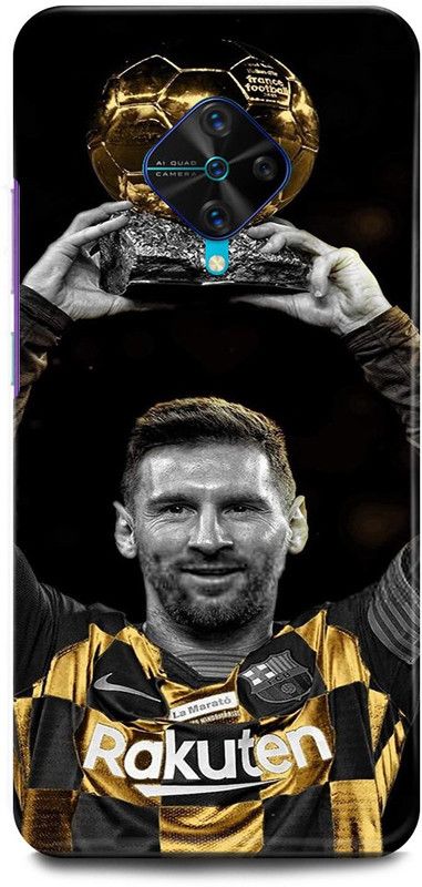 JUGGA Back Cover for Vivo S1 Pro, 1920, LIONEL, MESSI, CUP, 10, MESSI  (Black, Hard Case, Pack of: 1)
