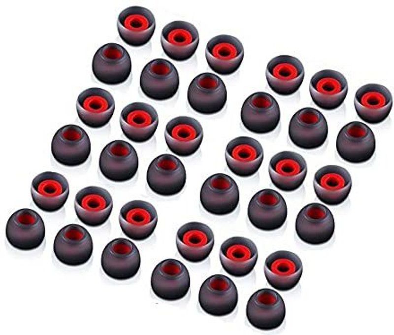 Csome4u 36PIECEREDGREY In The Ear Headphone Cushion  (Pack of 36, REDGREY)
