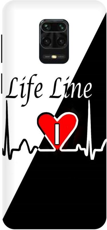 THE NARAYANA COLLECTIONS Back Cover for REDMI NOTE 10 LITE-I,NAME,LOVE,ALPHABET,LIFE,LINE  (Multicolor, Hard Case, Pack of: 1)