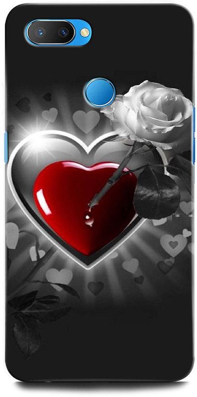 ORBIQE Back Cover for OPPO A5 CPH1809 HEART, ROSE, LOVE, FLOWER, COUPLE LOVE  (Multicolor, Hard Case, Pack of: 1)