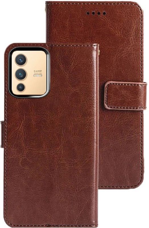 Digoz Back Cover for Vivo V23 5G  (Brown, Dual Protection, Pack of: 1)