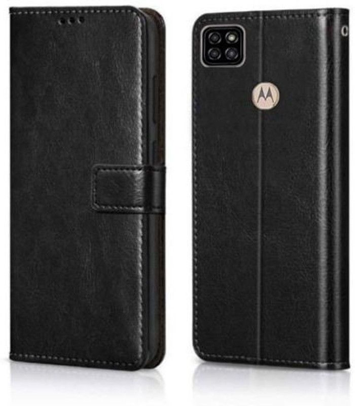 YuniKase Flip Cover for Moto G 5G  (Black, Dual Protection, Pack of: 1)