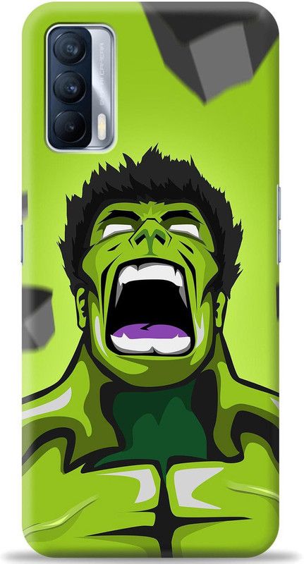 Loffar Back Cover for Realme X7  (Green, Shock Proof)