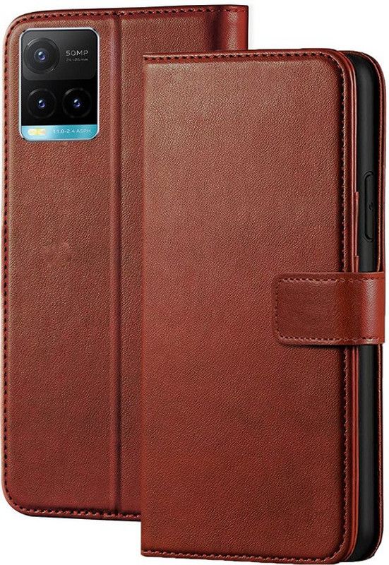 Cafune Back Cover for Vivo Y33S, Vivo Y21, Vivo Y21 2021  (Brown, Dual Protection, Pack of: 1)