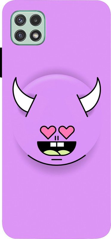 OPSHOPEE.COM Back Cover for Samsung Galaxy A22 5G  (Purple)