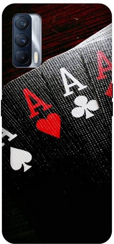 KARJUN Back Cover for Realme X7, Cards Game Print Back Cover  (Multicolor, Hard Case, Pack of: 1)