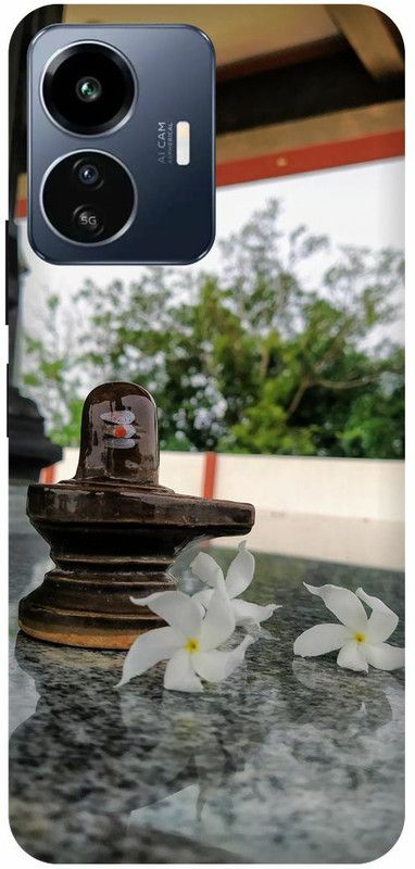 DIKRO Back Cover for IQOO Z6 Lite 5G, I2208, SHIVLING, MAHADEV, MAHAKAL, SHIV, JI  (Grey, Hard Case, Pack of: 1)