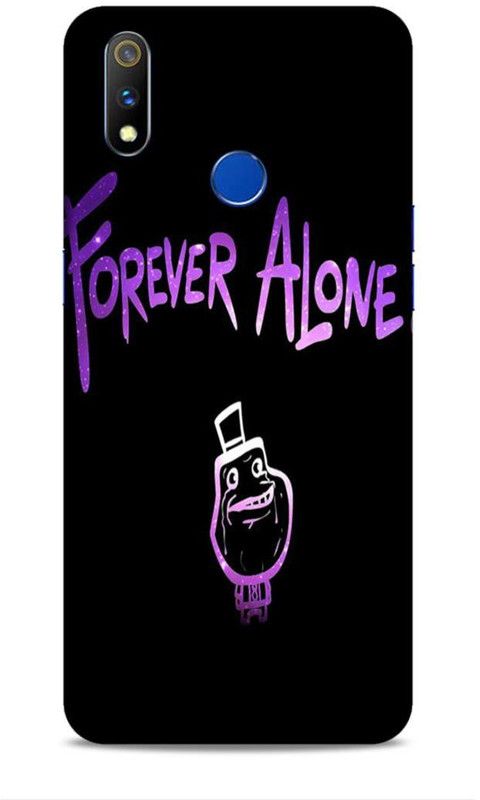 Keviv Back Cover for Realme 3 Pro  (Black, Purple, 3D Case, Pack of: 1)