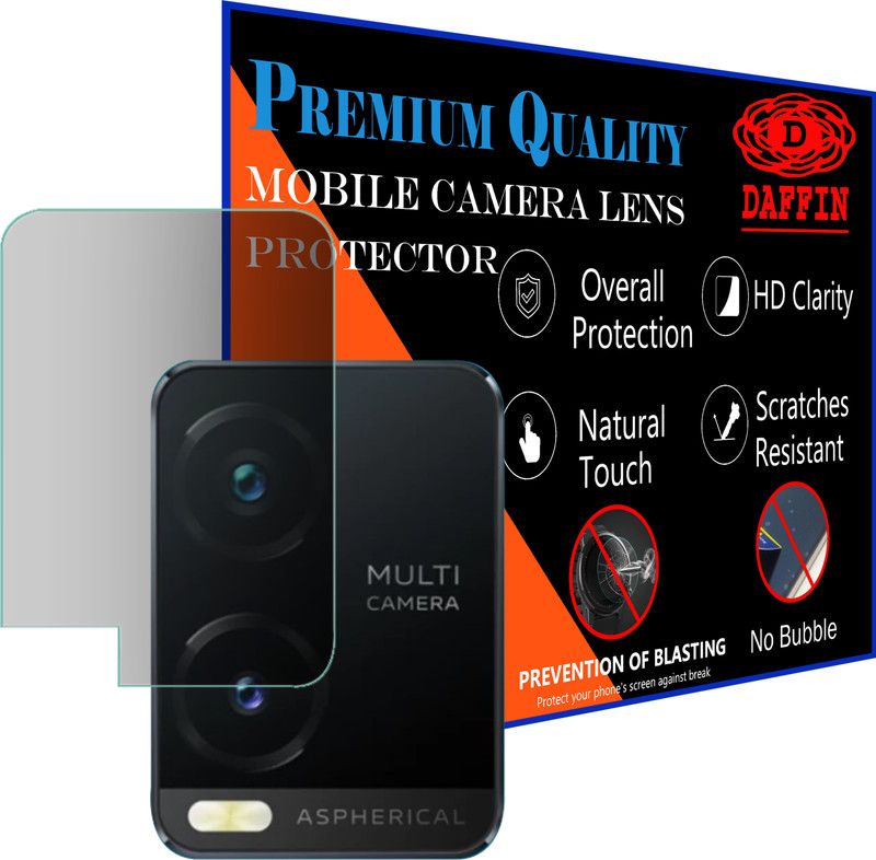 daffin Back Camera Lens Glass Protector for Vivo T1X,Y33S,Y33T,Y21,Y21E,Y33G,Y21A,Y21G,Y21T  (Pack of: 1)