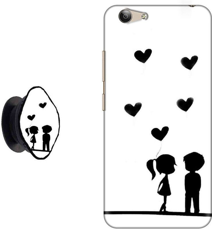 My Swag Back Cover for Vivo Y71 (Multicolor, Cases with Holder)  (Black, White, Cases with Holder, Pack of: 1)