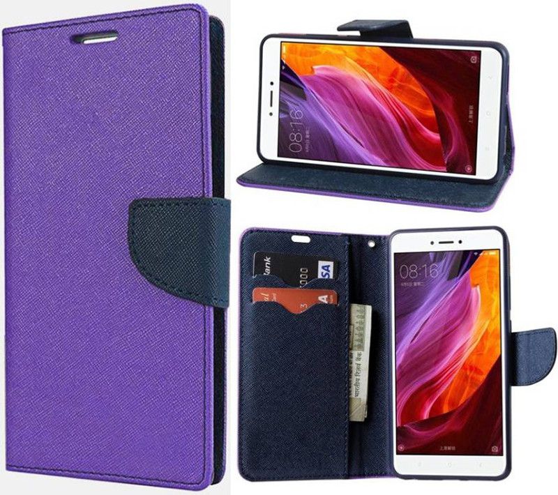 FASHIONPRO Flip Cover for Oppo Reno  (Purple, Blue, Pack of: 1)