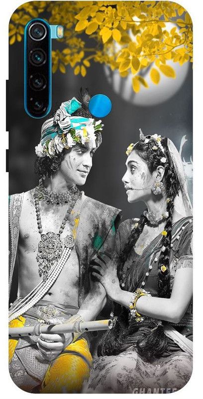 THESTONEWELL Back Cover for Redmi note8 radhakrishna god govinda krishna krishna kanhaiya  (Multicolor, Shock Proof, Pack of: 1)