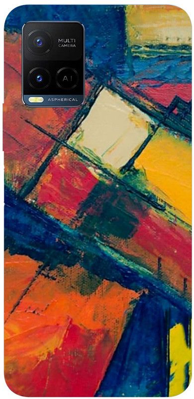 PrintCorner Back Cover for vivo Y33s  (Multicolor, Grip Case, Silicon)