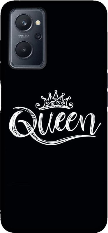 SUARD Back Cover for Realme 9i, Oppo A76, Oppo K10, Oppo A96  (Black, White, Hard Case)