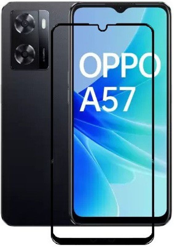 TESPARK Edge To Edge Tempered Glass for OPPO A57 4G, OPPO A57 2022, Oppo A57  (Pack of 1)