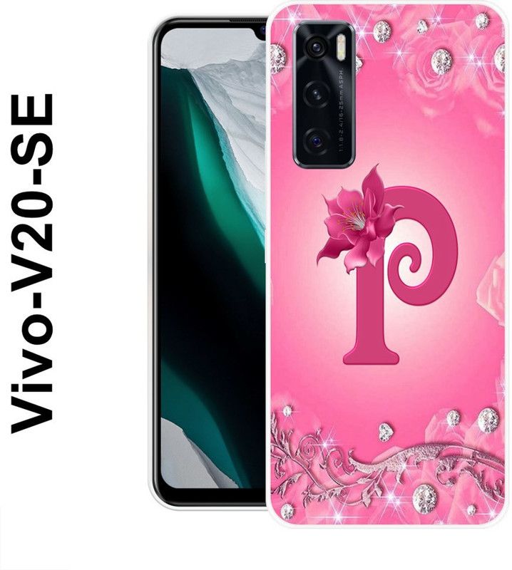 redfly Back Cover for Vivo V20 SE  (Pink, Grip Case, Silicon)