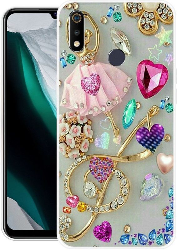 Looy Back Cover for Realme 3i  (Grey, Flexible, Silicon, Pack of: 1)
