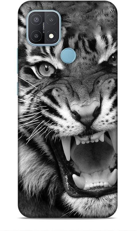 SmashItUp Back Cover for Oppo A15 Tiger / Animal's  (Multicolor, Hard Case)