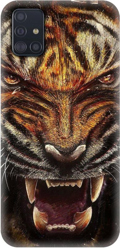 Smutty Back Cover for Samsung Galaxy A51, SM-A515F - Lion Print  (Multicolor, Hard Case, Pack of: 1)