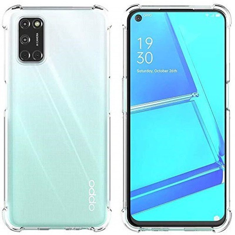 OffersOnly Bumper Case for Oppo A72 Hybrid Case  (Transparent, Shock Proof, Silicon, Pack of: 1)