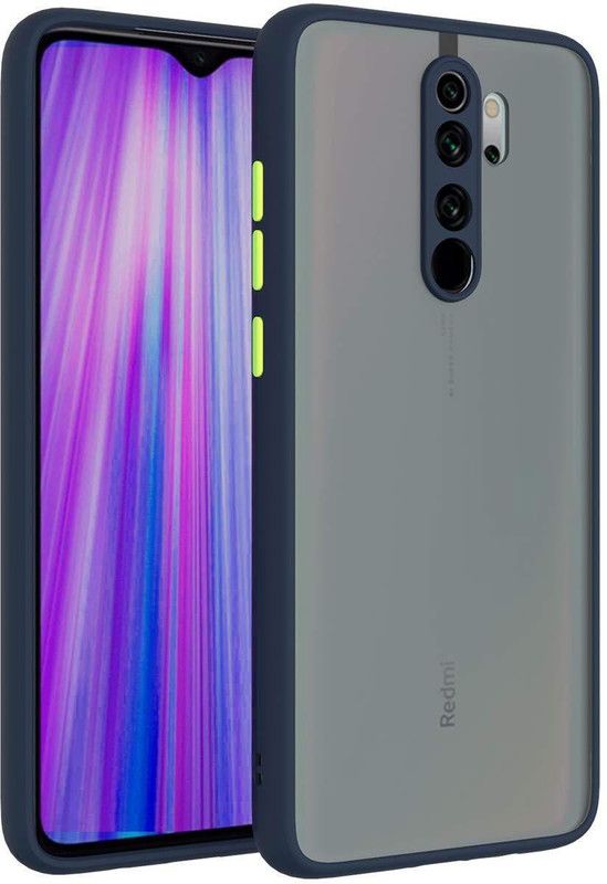 FlareHUB Back Cover for Mi Redmi Note 8 Pro  (Blue, Hard Case, Pack of: 1)