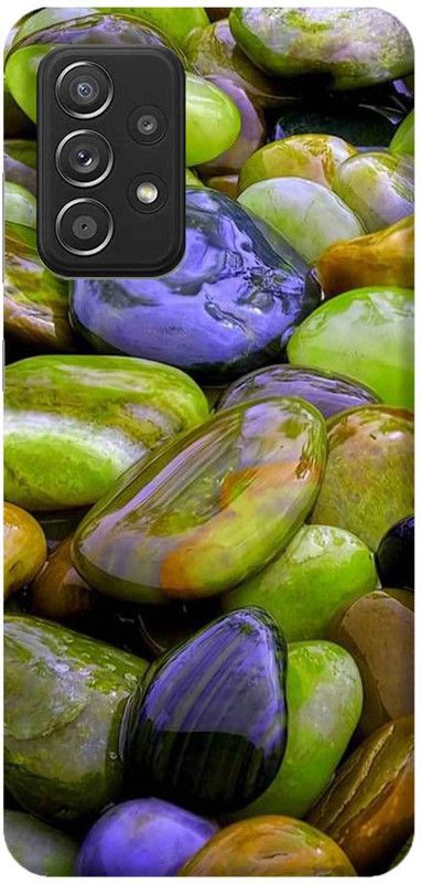 NDCOM Back Cover for SAMSUNG Galaxy A52  (Green, Purple, Hard Case, Pack of: 1)