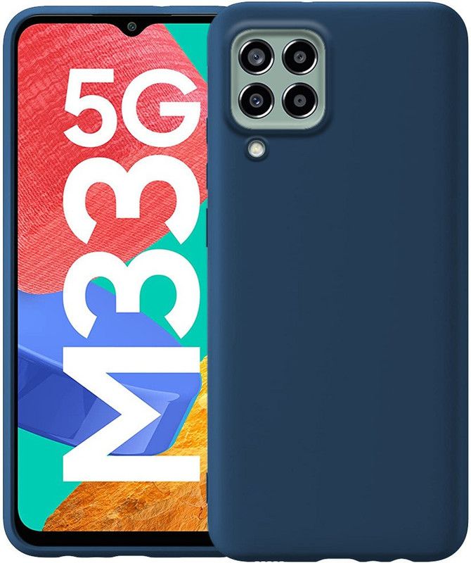 Accesorios Back Cover for Samsung Galaxy M33 5G  (Blue, Shock Proof, Pack of: 1)