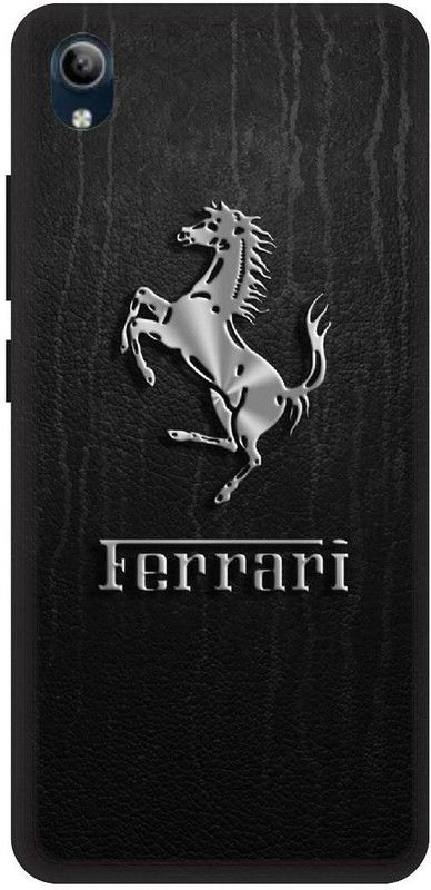 SSMORYA Back Cover for Vivo Y91i, Vivo 1820, Ferrari Logo Printed  (Multicolor, Hard Case, Pack of: 1)