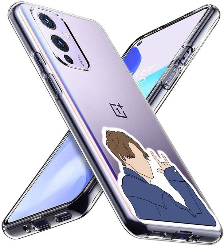 Fashionury Back Cover for OnePlus 9  (Multicolor, Grip Case, Silicon, Pack of: 1)
