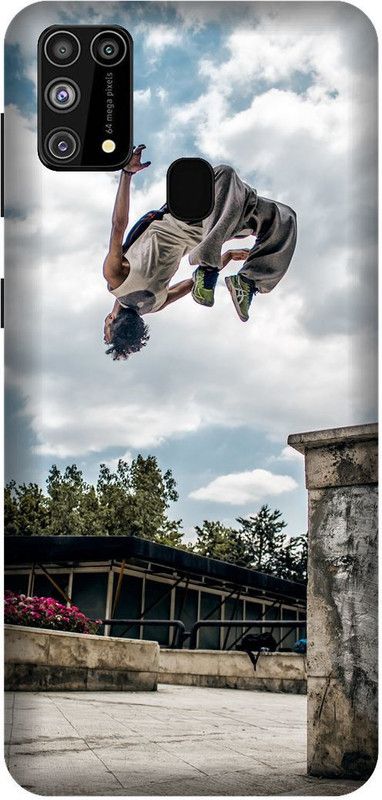 Yoprint Back Cover for Samsung Galaxy M31 Prime Stunt Man back cover  (Multicolor, Hard Case, Pack of: 1)