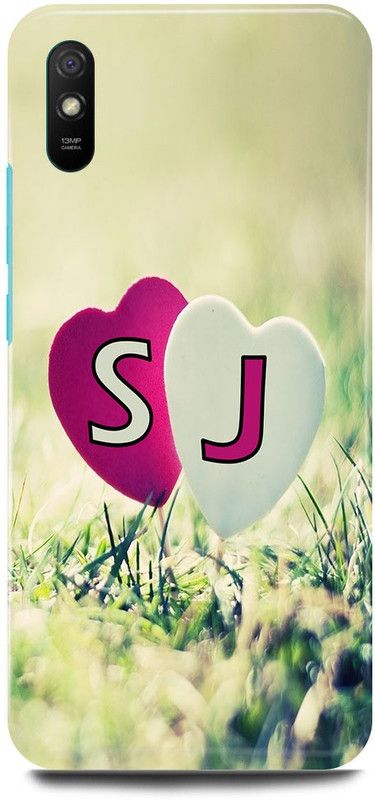 Dimora Back Cover for Redmi 9A, m2006C3LI, S LOVES J NAME S NAME J LETTER ALPHABET S LOVE J NAME  (Multicolor, Hard Case, Pack of: 1)