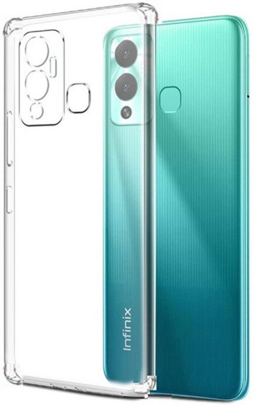 S-Softline Back Cover for infinix Hot 12 Play, Premium Boom TPU Transparent case  (Transparent)