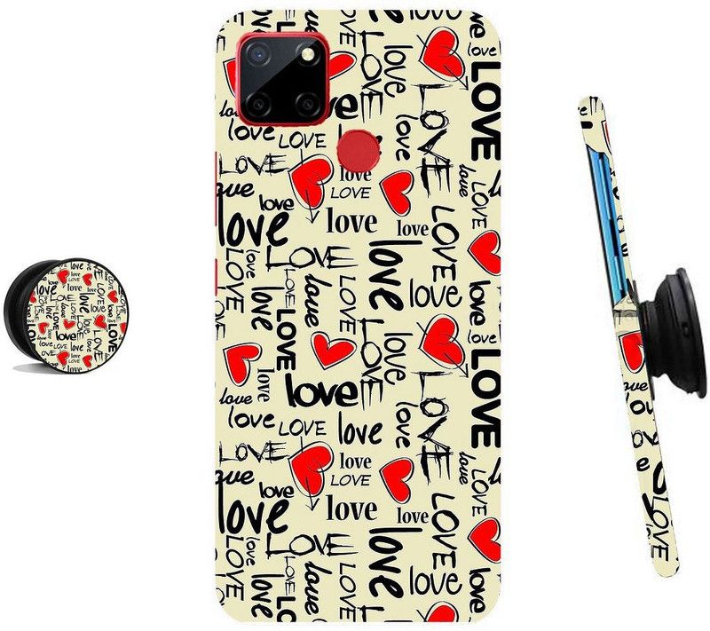 HELLO CASE Back Cover for Realme C25, Realme C25s, Realme C12, Realme Narzo 30A, Realme Narzo 20  (Multicolor, Cases with Holder)