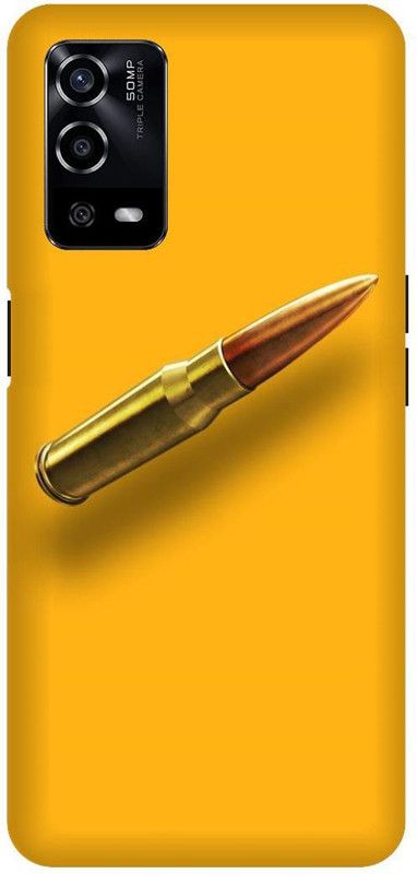 UMPRINT Back Cover for Oppo A55/CPH2325, Pubg Gun Bullet Printed Back Cover  (Multicolor, Hard Case, Pack of: 1)