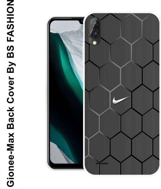 BSRAJ Back Cover for Gionee Max  (Grey, White, Grip Case, Silicon)