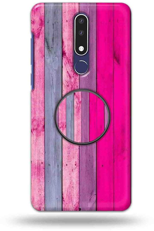 NDCOM Back Cover for Nokia 3.1 Plus  (Pink, Pack of: 2)