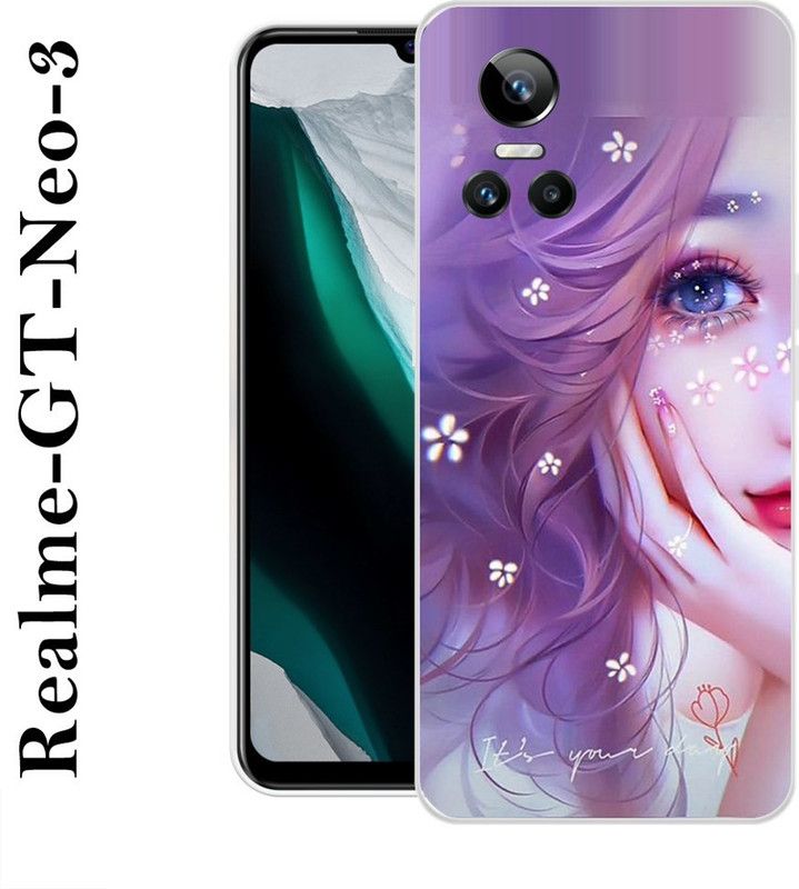 INDIALAND Back Cover for Realme GT Neo 3  (Multicolor, Silicon)