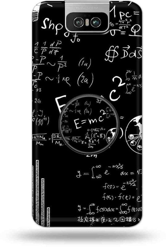 NDCOM Back Cover for Asus Zenfone 6  (Black, White, Cases with Holder, Pack of: 2)