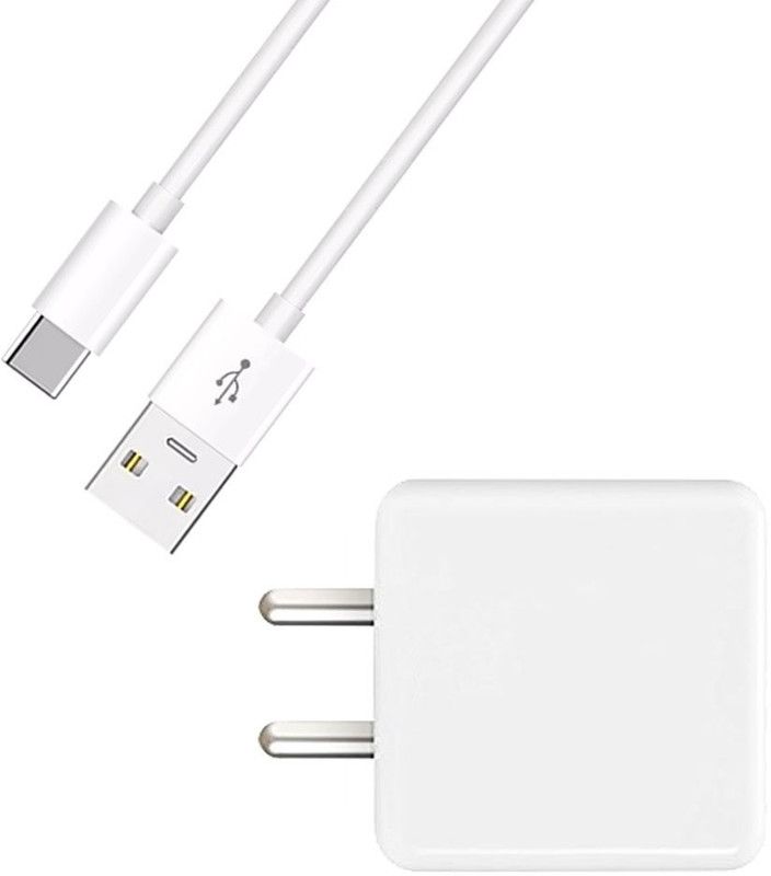 SB 30 W NA 4 A Mobile 30W -VOOC,DART,FLASH with Type-C Cable Charging Adapter Travel Fast DH213 Charger with Detachable Cable  (White, Cable Included)