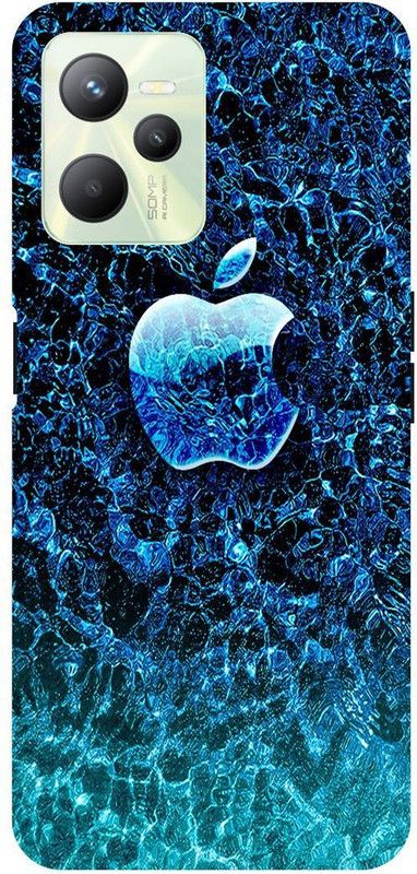 THE NARAYANA COLLECTIONS Back Cover for REALME C35-RMX3511-APPLE,WATER,SIGN,I,PHONE,LOGO  (Multicolor, Hard Case, Pack of: 1)