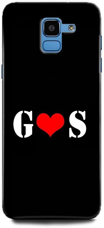 Afterglow Back Cover for SAMSUNG Galaxy J6 G S, G LOVES S, NAME, LETTER, ALPHABET, GS LOVE, HART  (Multicolor, Shock Proof, Pack of: 1)