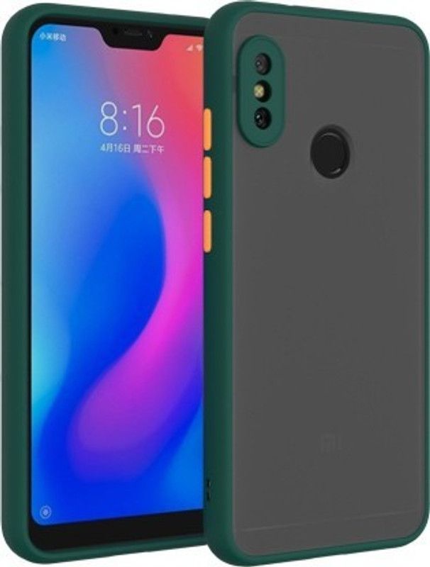 KANDIX Back Cover for Mi Redmi Note 5  (Green, Silicon)