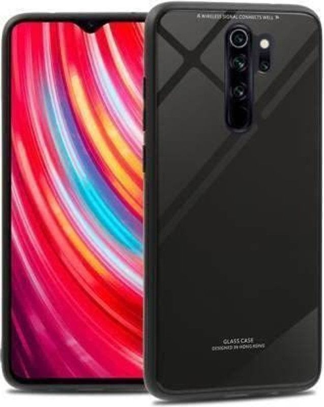 Yebhi Online Back Cover for Poco M2 |Premium Quality Glass| Stunning Look| Slim Fit  (Black, Grip Case, Pack of: 1)
