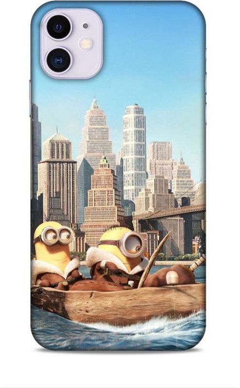 Trinetra Back Cover for Apple iPhone 11 (Minions / Despicable Me)  (Multicolor, Hard Case, Pack of: 1)
