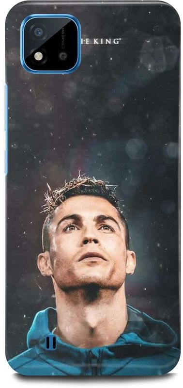 JUGGA Back Cover for Realme C20, RMX3063, CRISTIANO,RONALDO, FOOTBALL, PALYER  (Grey, Hard Case, Pack of: 1)
