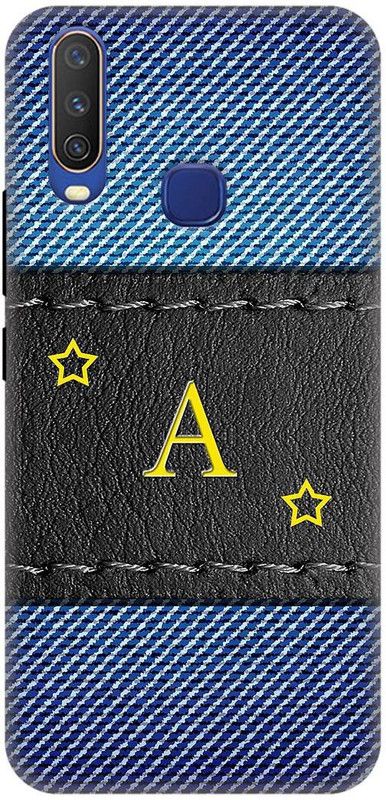 MY SWAG Back Cover for VIVO Y19, Vivo U20  (Blue, Black, Hard Case)