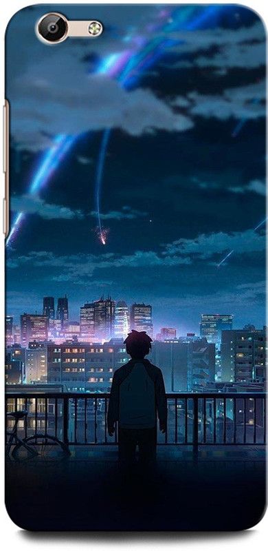 GRAFIQE Back Cover for Vivo V5/ Vivo V5s 1601/1713 KIMI NO NA WA, AMAZING, YOUR NAME, ANIME  (Multicolor, Shock Proof, Pack of: 1)