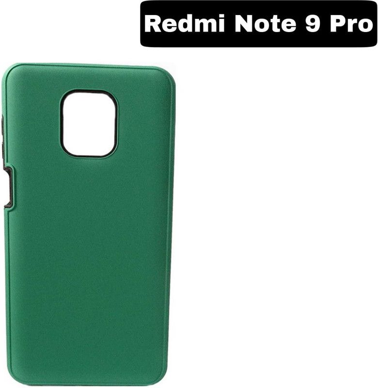 Puff Smart Back Cover for REDMI NOTE 9 PRO  (Green, Matte Finish, Pack of: 1)