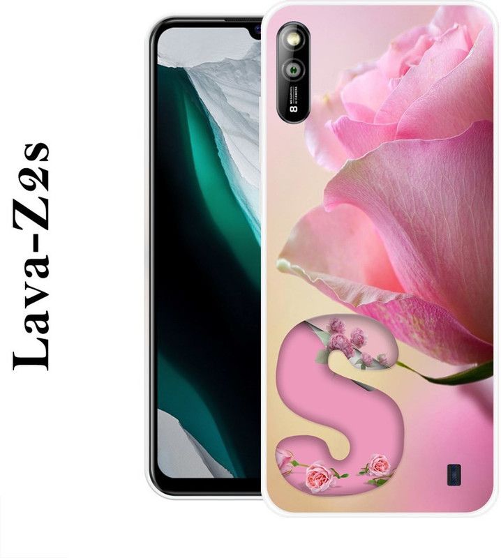 SIMAWAT Back Cover for Lava Z2S  (Beige, Pink, Grip Case, Silicon)