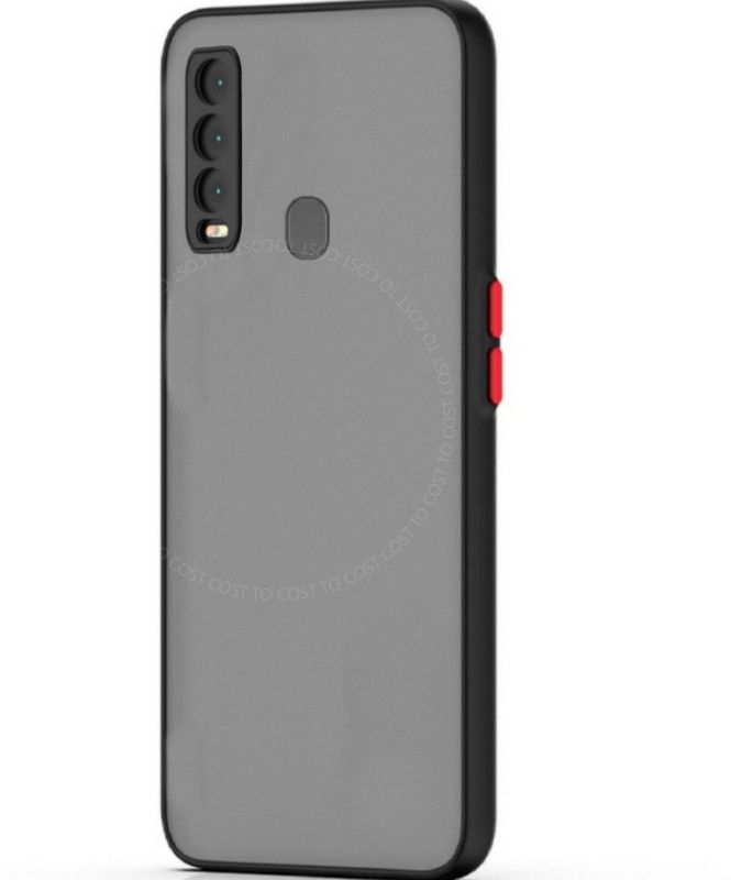 COST TO COST Back Cover for vivo Y17, vivo 1901 1902 1904 1940 Transparent Back Cover  (Black, Shock Proof, Pack of: 1)